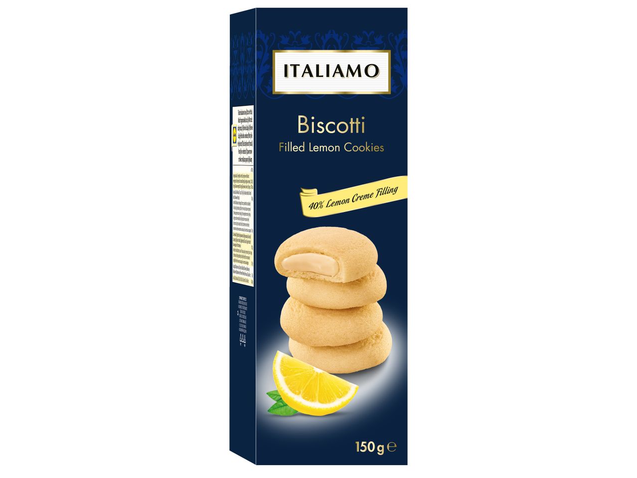 Бисквити с лимонов крем, 150 g/опаковка