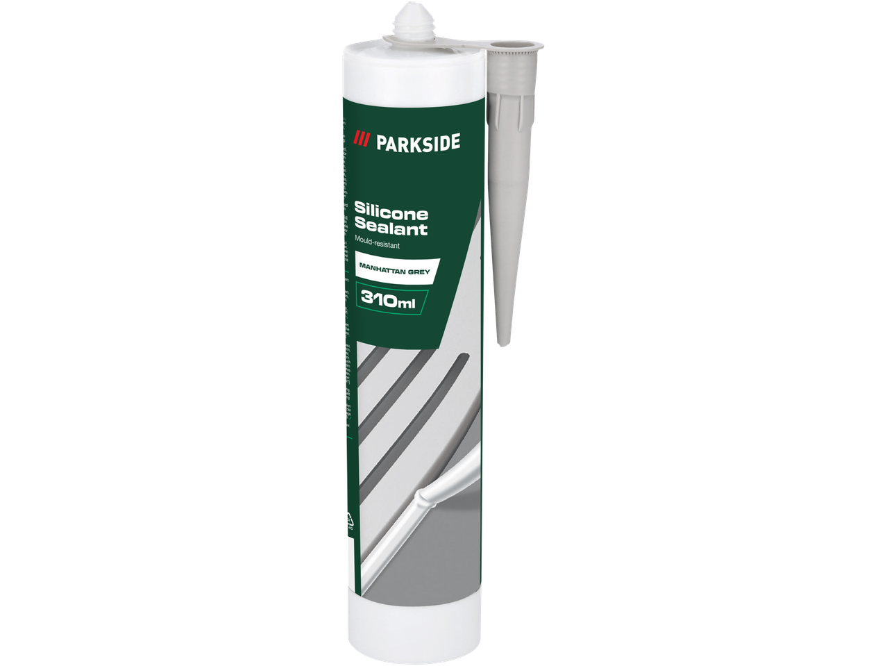 PARKSIDE® Silicone Sealant in Manhattan Grey, 310ml
