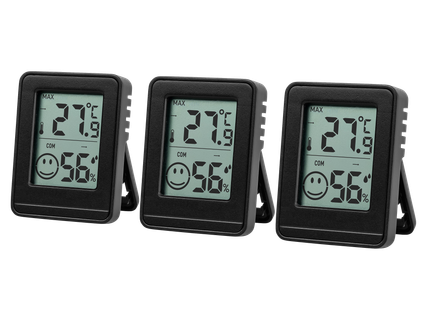 Hőmérséklet- és páratartalom-kijelző szett