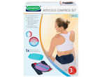 Sensiplast hot/cold compress set: back, includes compress and strap.