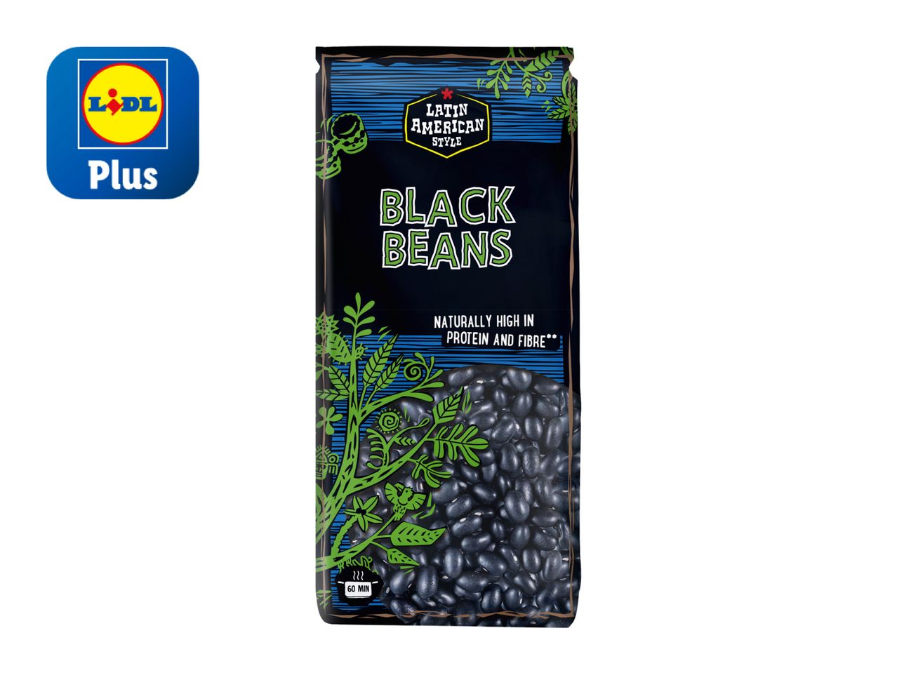 Lidl Plan Black Beans package.