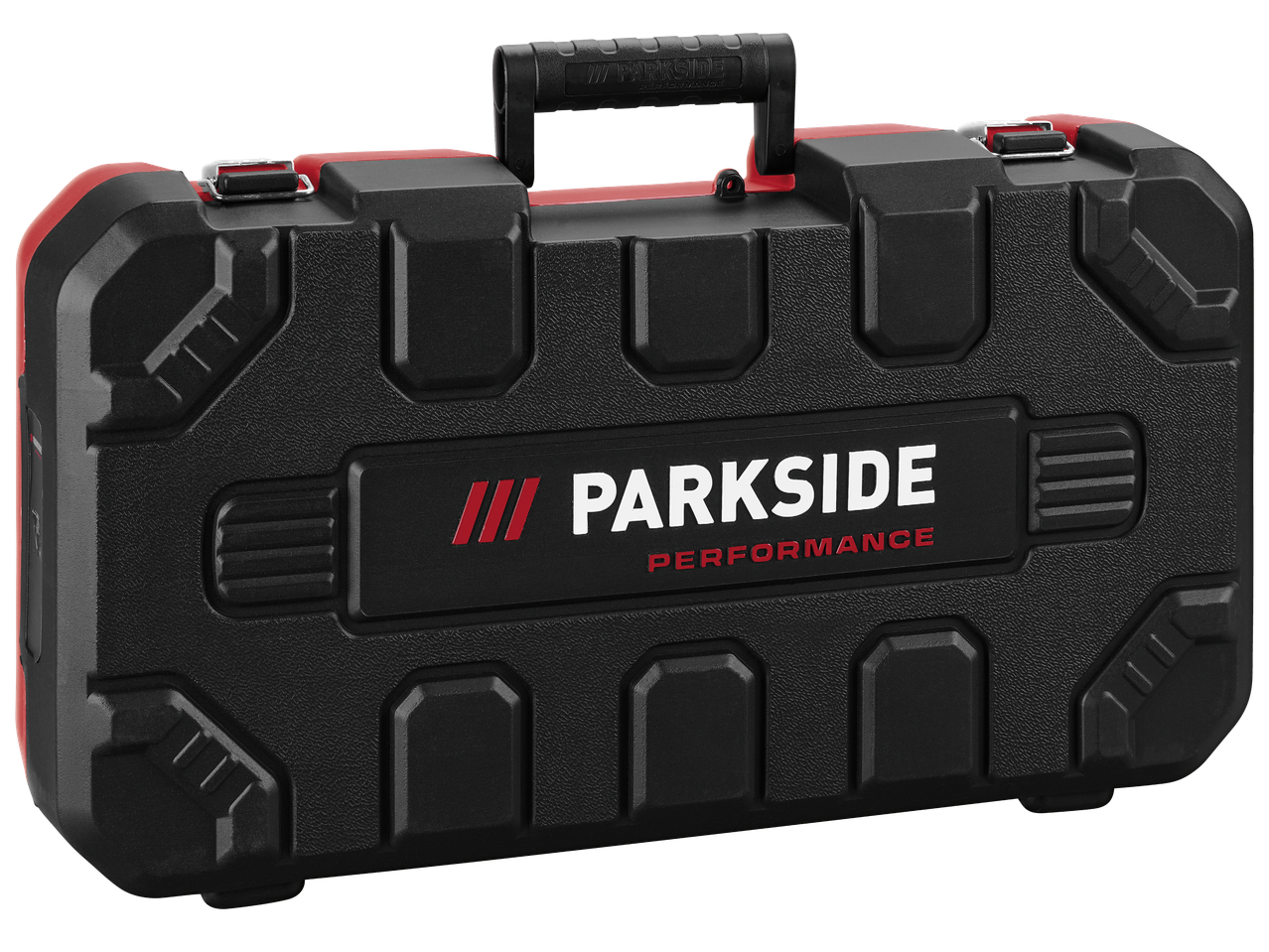 Куфар за инструменти Parkside Performance в черно и червено