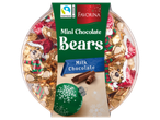 Favorina milk chocolate Christmas bear-shaped candies