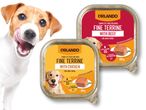 Кучешка храна Orlando Fine Terrine с пилешко и говеждо месо.