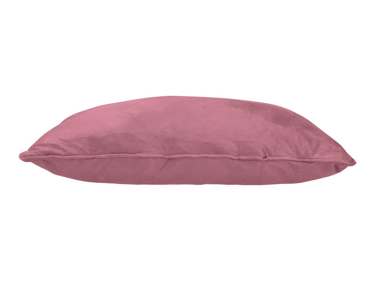 Soft pink velvet cushion
