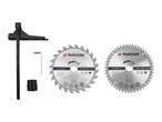 Parkside circular saw blades and mounting accessories.