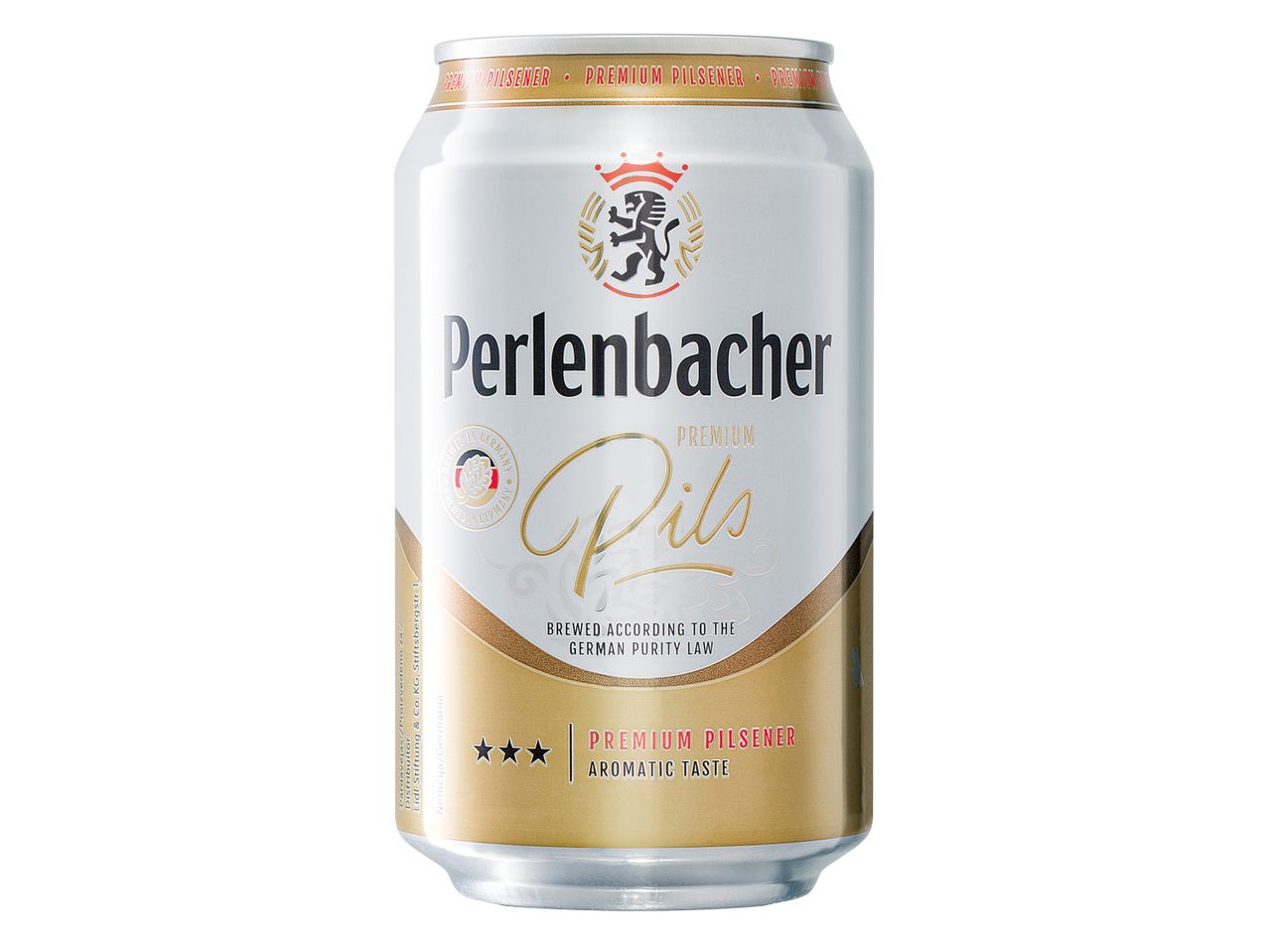 Бира, 4,9% алк., Perlenbacher, 0,33 l/опаковка