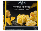 Deluxe aardappelgratin met Emmentaler kaas.