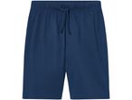 Bermuda blu navy in jersey con coulisse in vita.