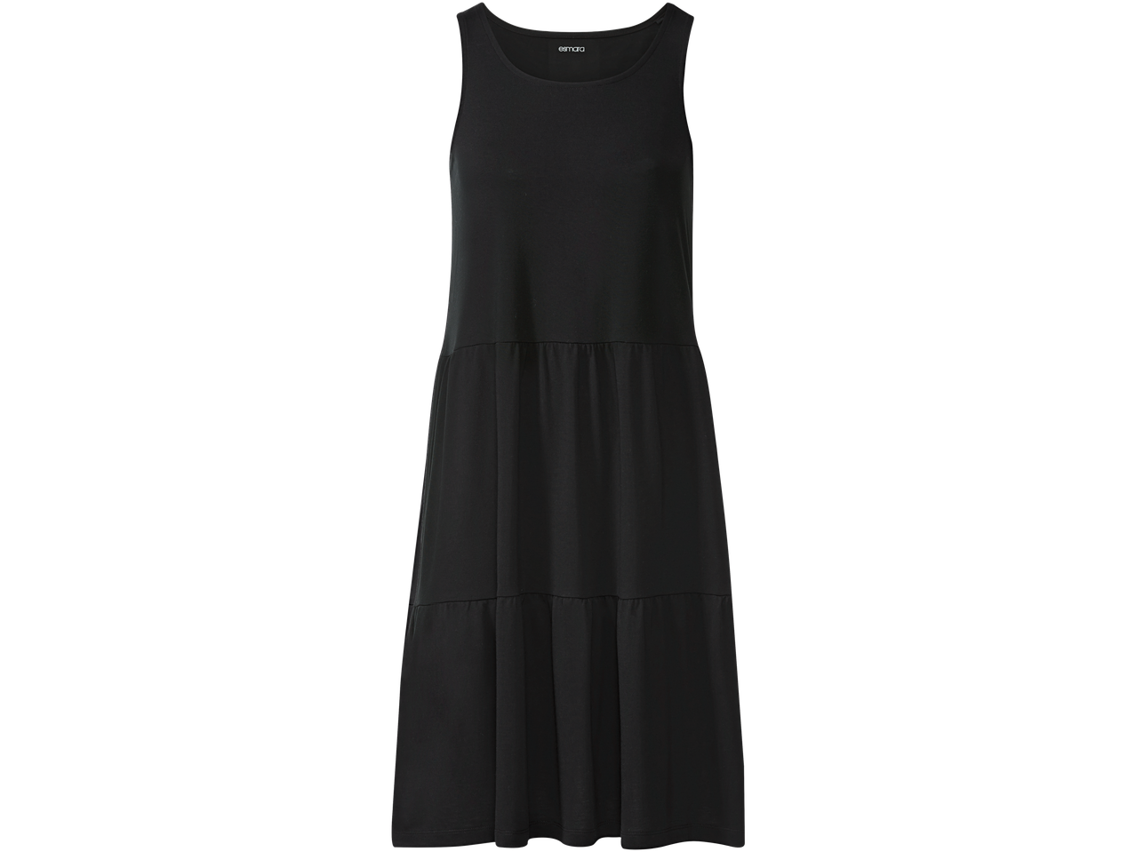 Melns bez piedurknēm Esmara kleita.