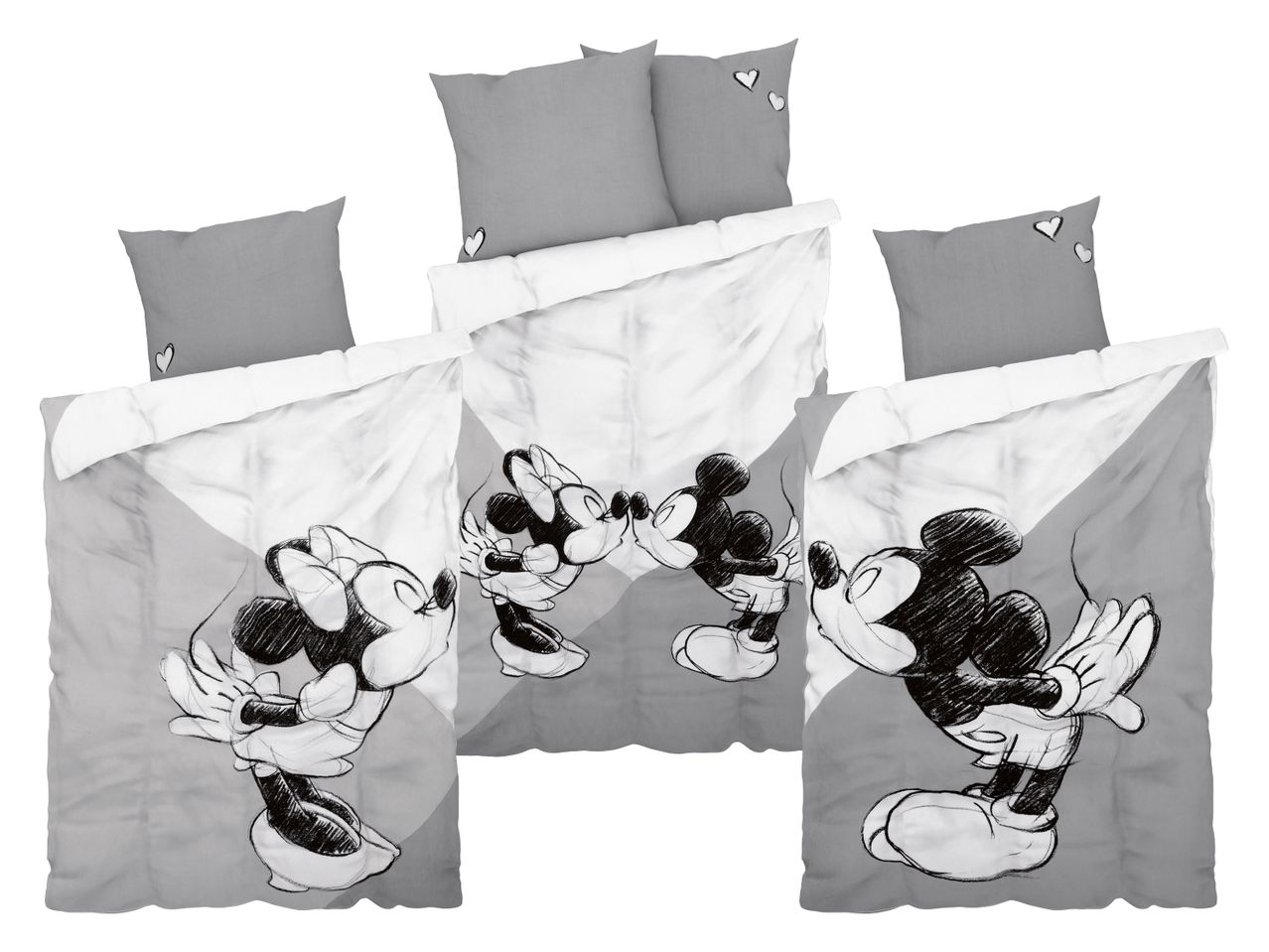 Disney Edel-Renforcé-Bettwäsche Mickey Mouse