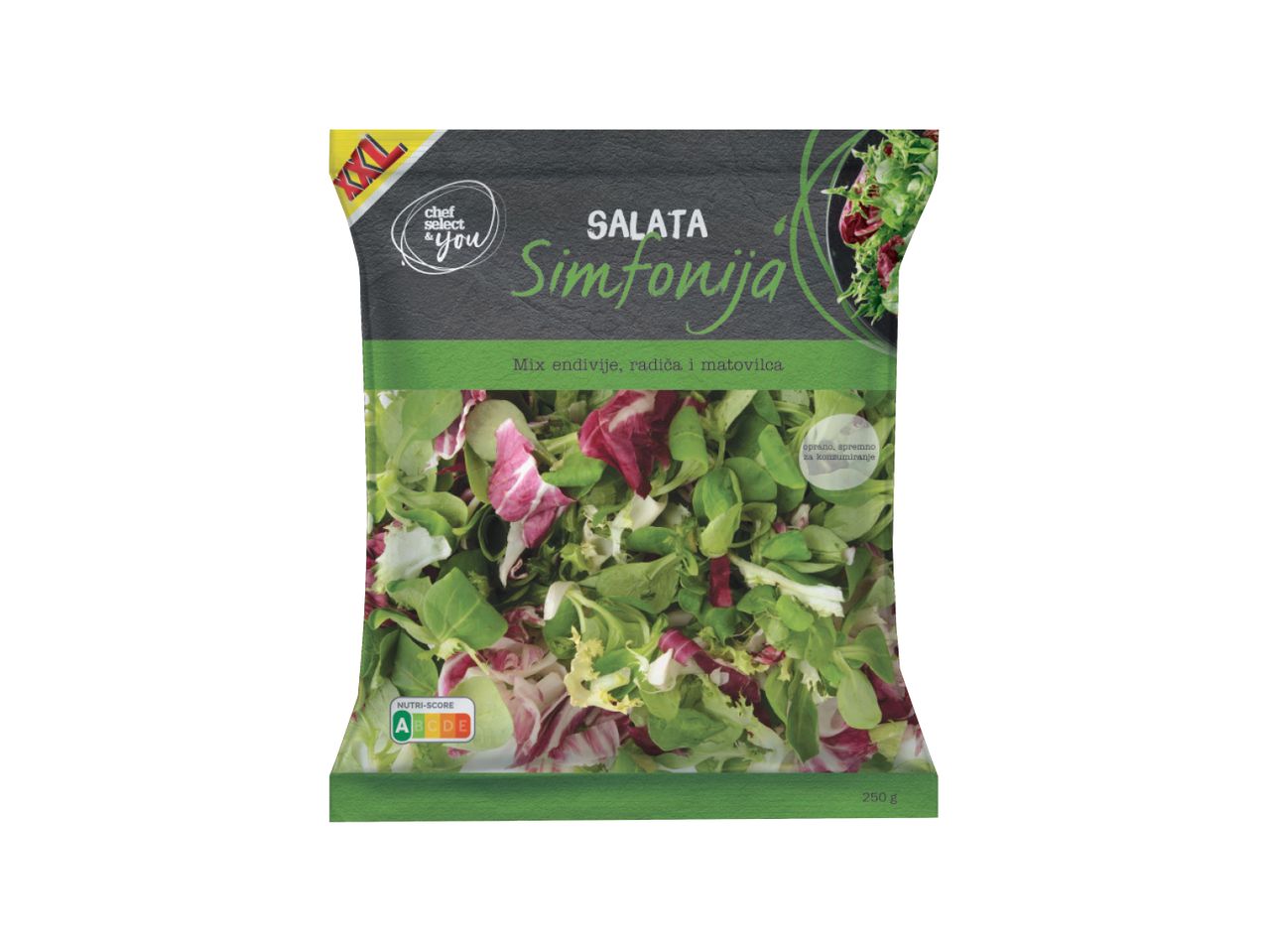 Pakovanje mešane salate Simfonija.