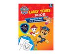 Early years activity book with numbers and first arithmetic, featuring cartoon puppies.