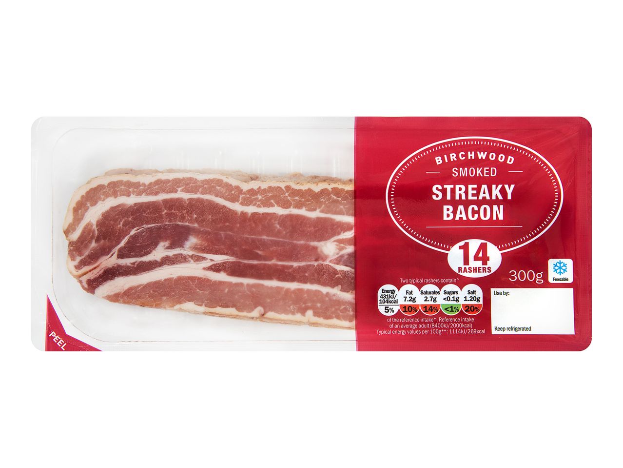 Go to full screen view: Birchwood Streaky Bacon Assorted - Image 2