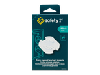Safety 1st Euro swivel socket inserts, 8-pack, white, for 6m+.