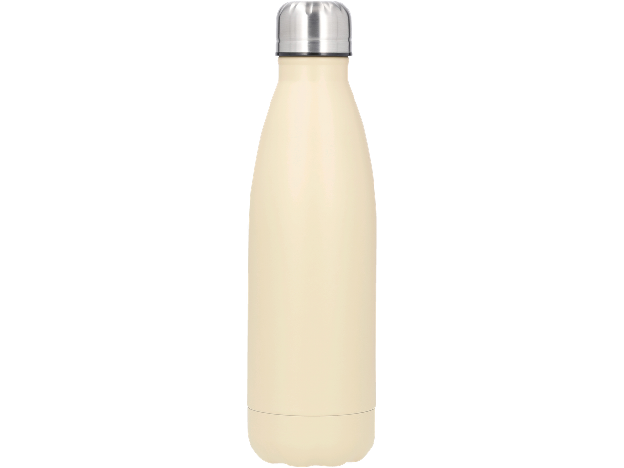 SILVERCREST® Insulated Bottle, cream-colored with a silver cap.