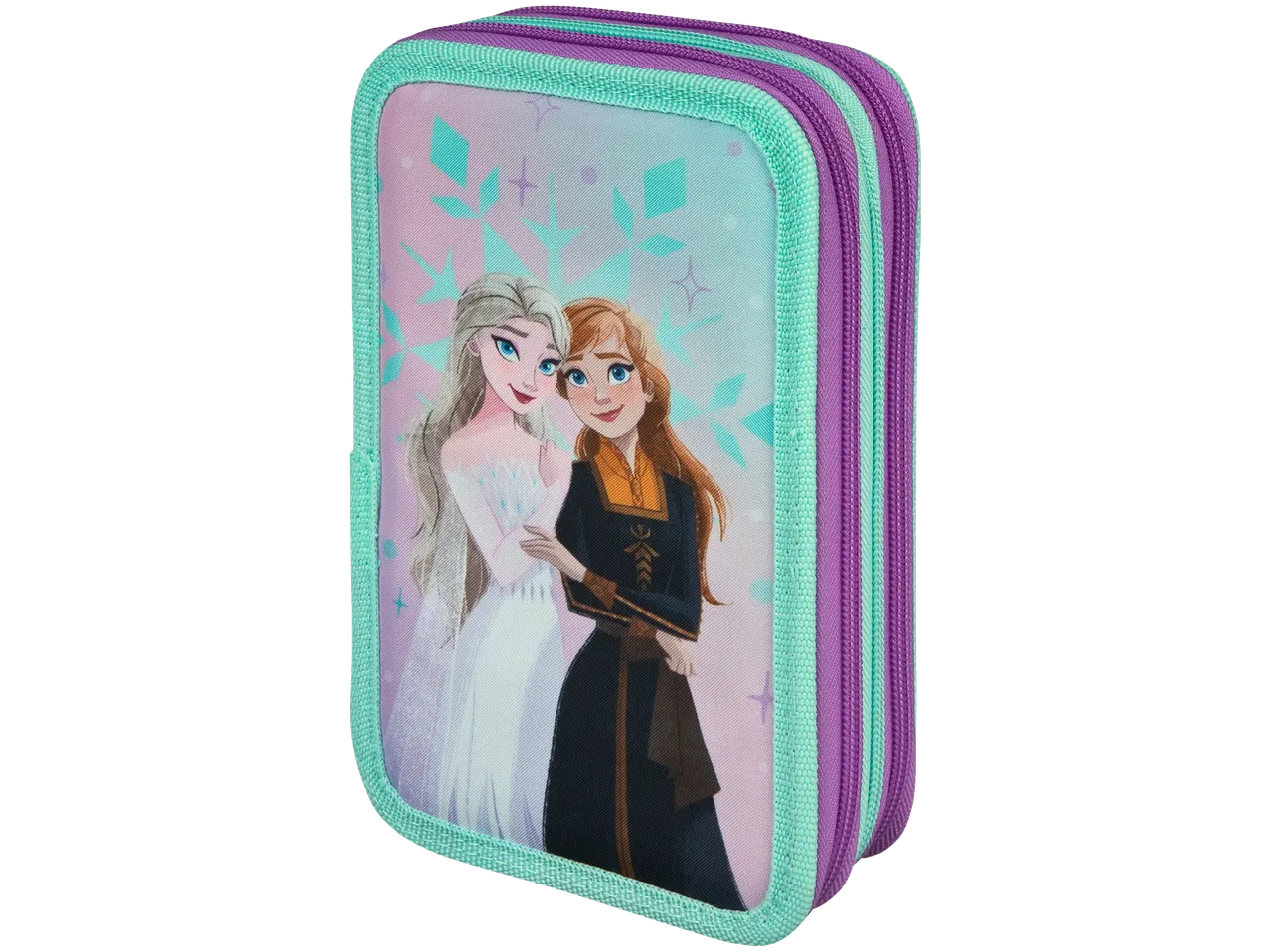 Двострука кутија за оловке Frozen са Елзом и Аном.