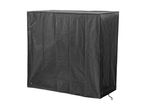 Sort beskyttelsesovertræk til havemøbler eller grill