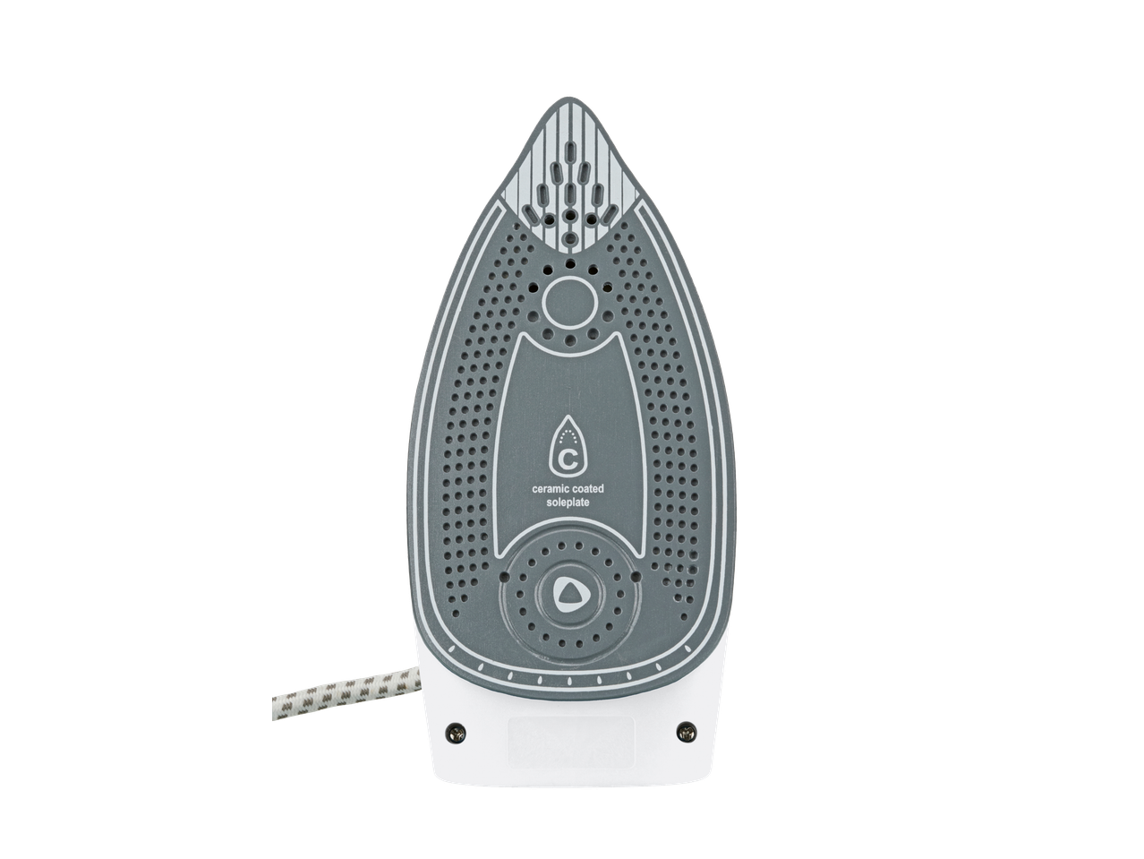 Base de ferro a vapor SILVERCREST com revestimento cerâmico e orifícios de vapor