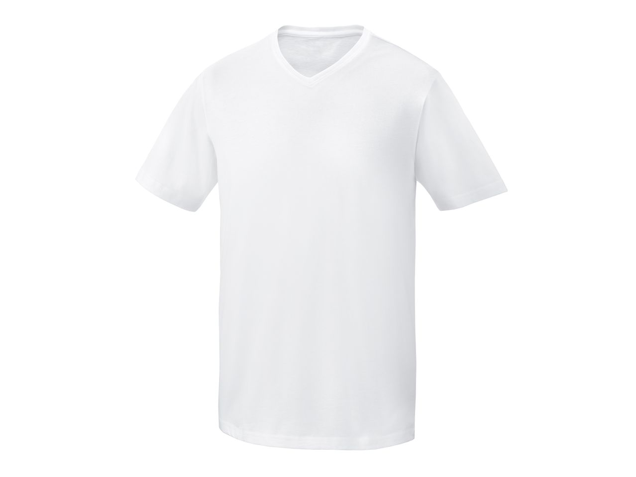 White V-neck t-shirt