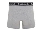 Grey Reebok boxer shorts.