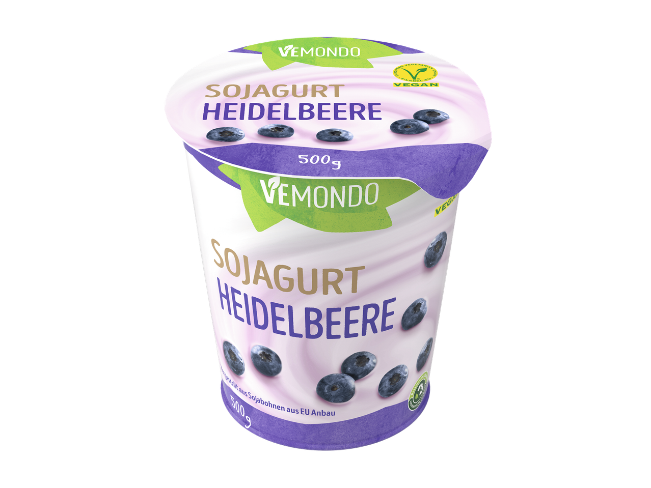 Vemondo Sojajoghurt Heidelbeere.
