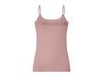 Women's pink camisole top with thin spaghetti straps