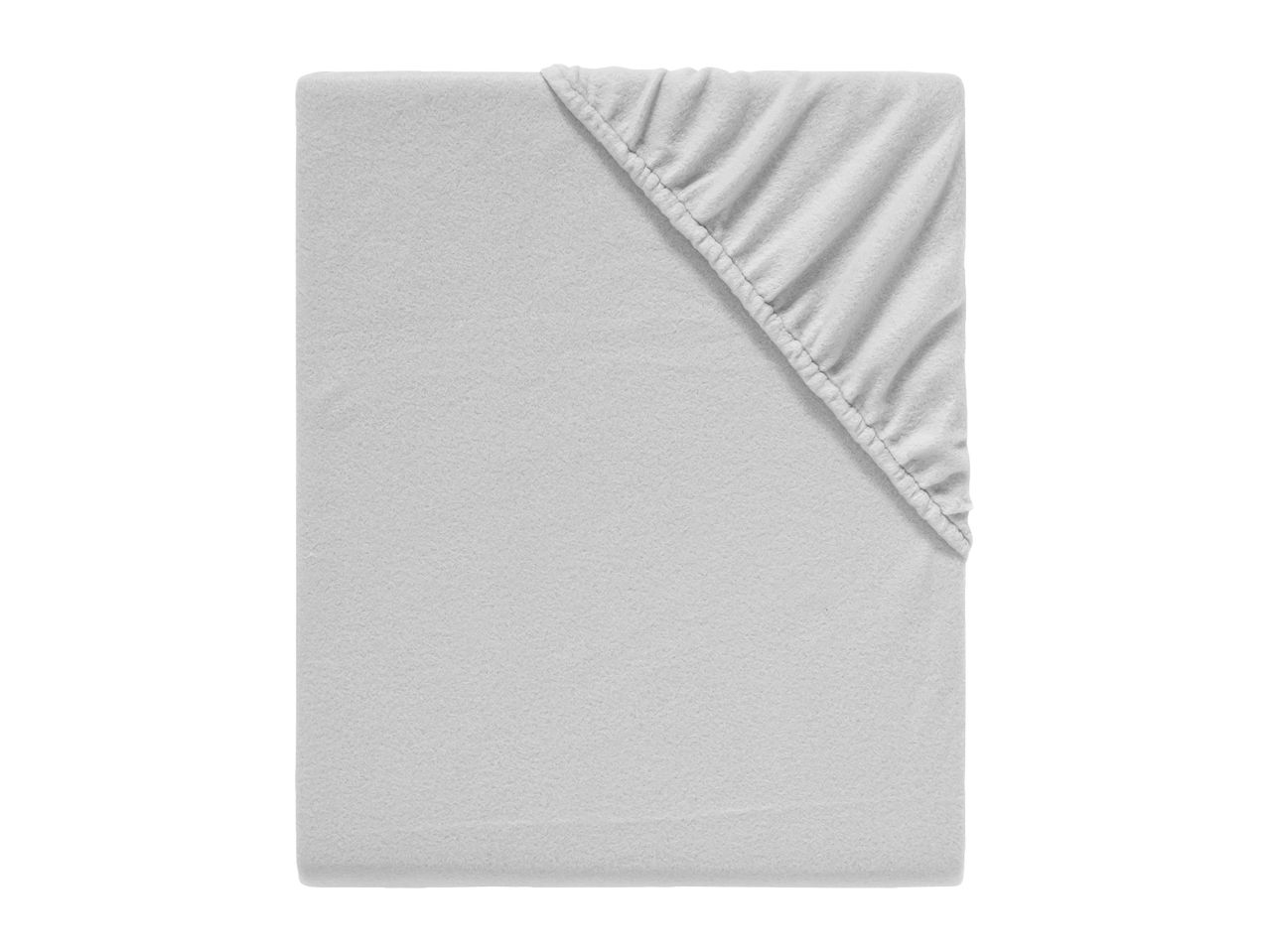 Go to full screen view: Livarno Home Fleece Fitted Sheet - Single - Image 2