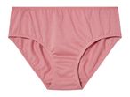 Dusty rose cotton bikini underwear.