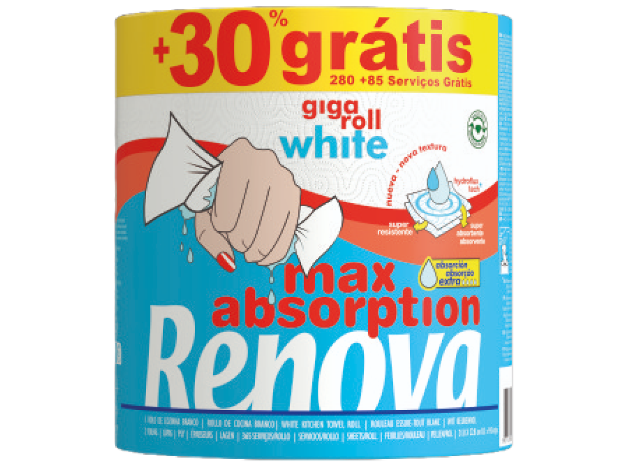 Rolo de Cozinha Maxi Absorvente
