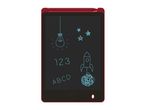 Black and white LCD drawing tablet with a red frame.