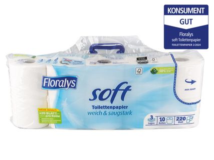 FLORALYS Toilettenpapier Soft Lidl At