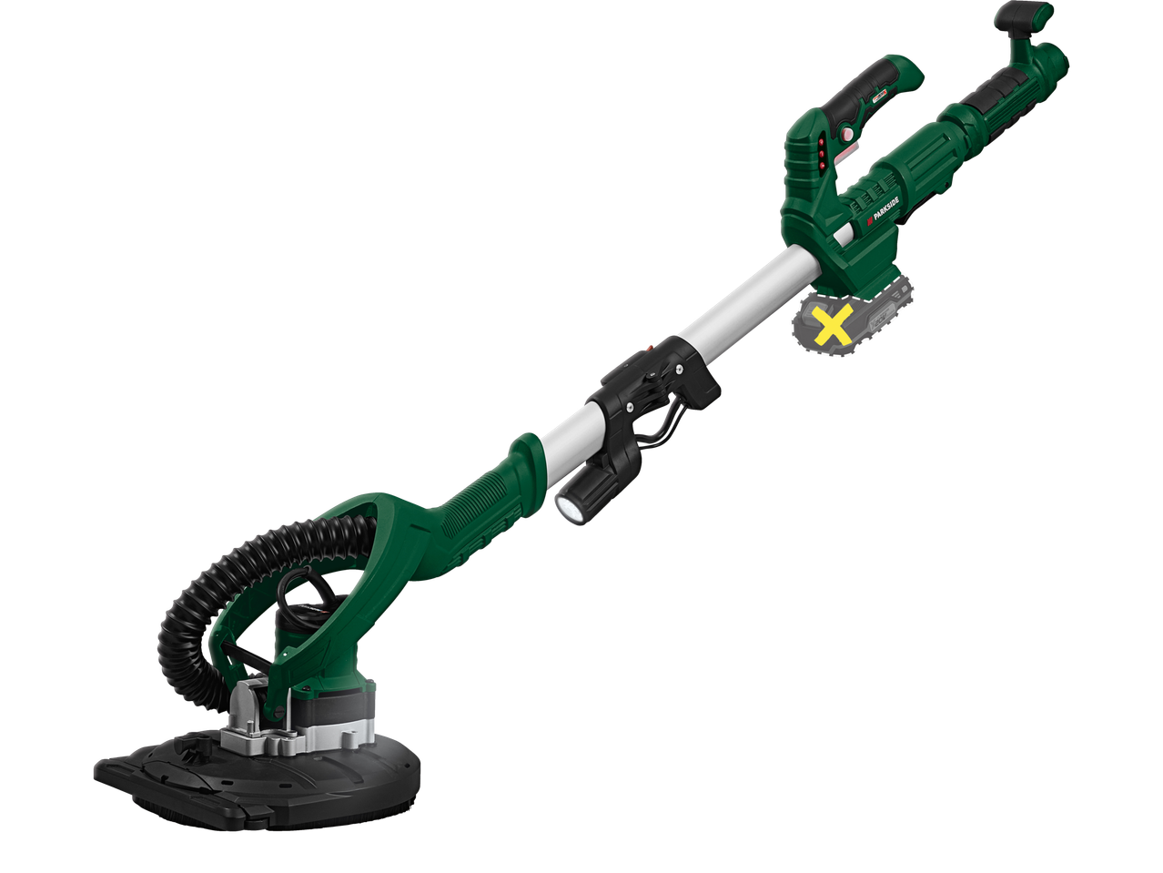 Parkside® 20 V akumuliatorinis sienų ir lubų šlifuoklis PWDSA 20, žalias ir juodas