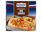 Pizza McEnnedy congelada, crosta recheada: frango BBQ.