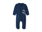 Baby-Strampler in Dunkelblau mit Bären- und Ballonmotiv