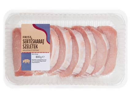 Friss, szeletelt sertéskaraj