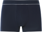 Men's navy blue boxer briefs with a white stripe on the waistband