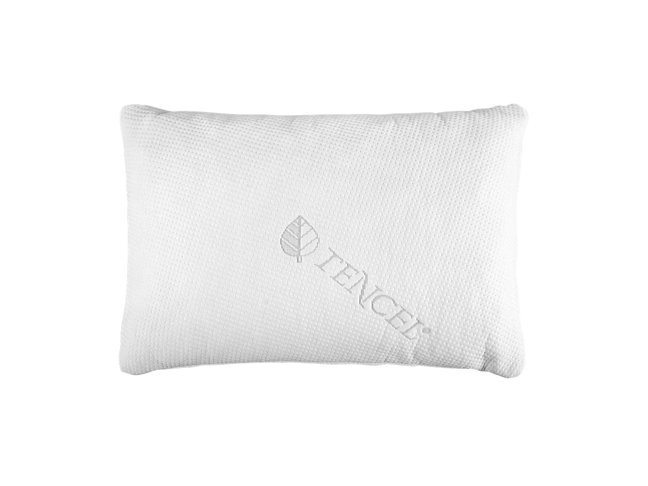 Weißes JOHN COTTON Visko-Kissen mit TENCEL-Logo