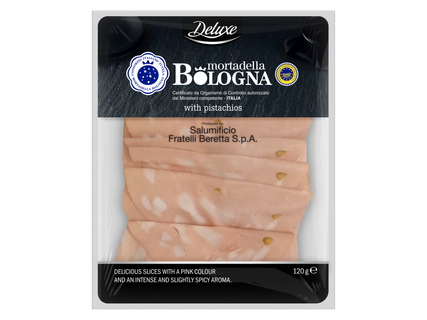 Virta kiaulienos dešra su pistacijomis „Mortadella Bologna“