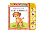 Baby animal sound book: puppy, kitten, duckling, and more.