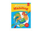 Matematik malebog for børn med en illustration af en hane.