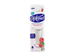 Optimel drinkyoghurt framboos, 0% vet, geen suiker toegevoegd, met voedingswaarden.