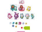 Gabby's Dollhouse diamond painting kit with character stickers, gems, and tools.