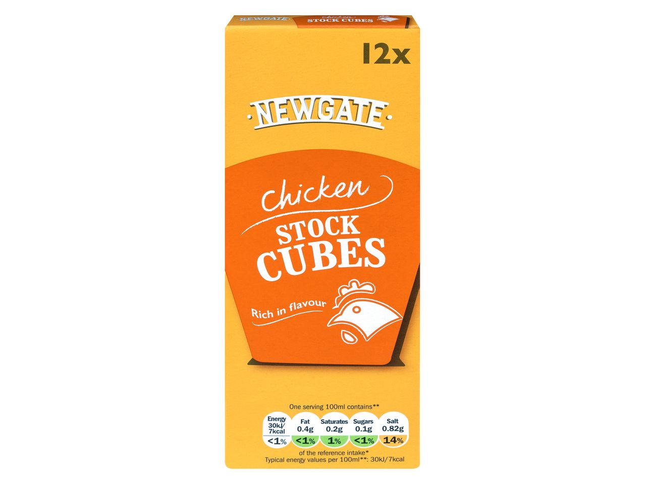 Go to full screen view: Newgate Chicken Stock Cubes - Image 1