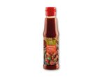 En flaske koreansk Gochujang Bulgogi sauce med et billede af kyllingevinger på etiketten, 140 g.