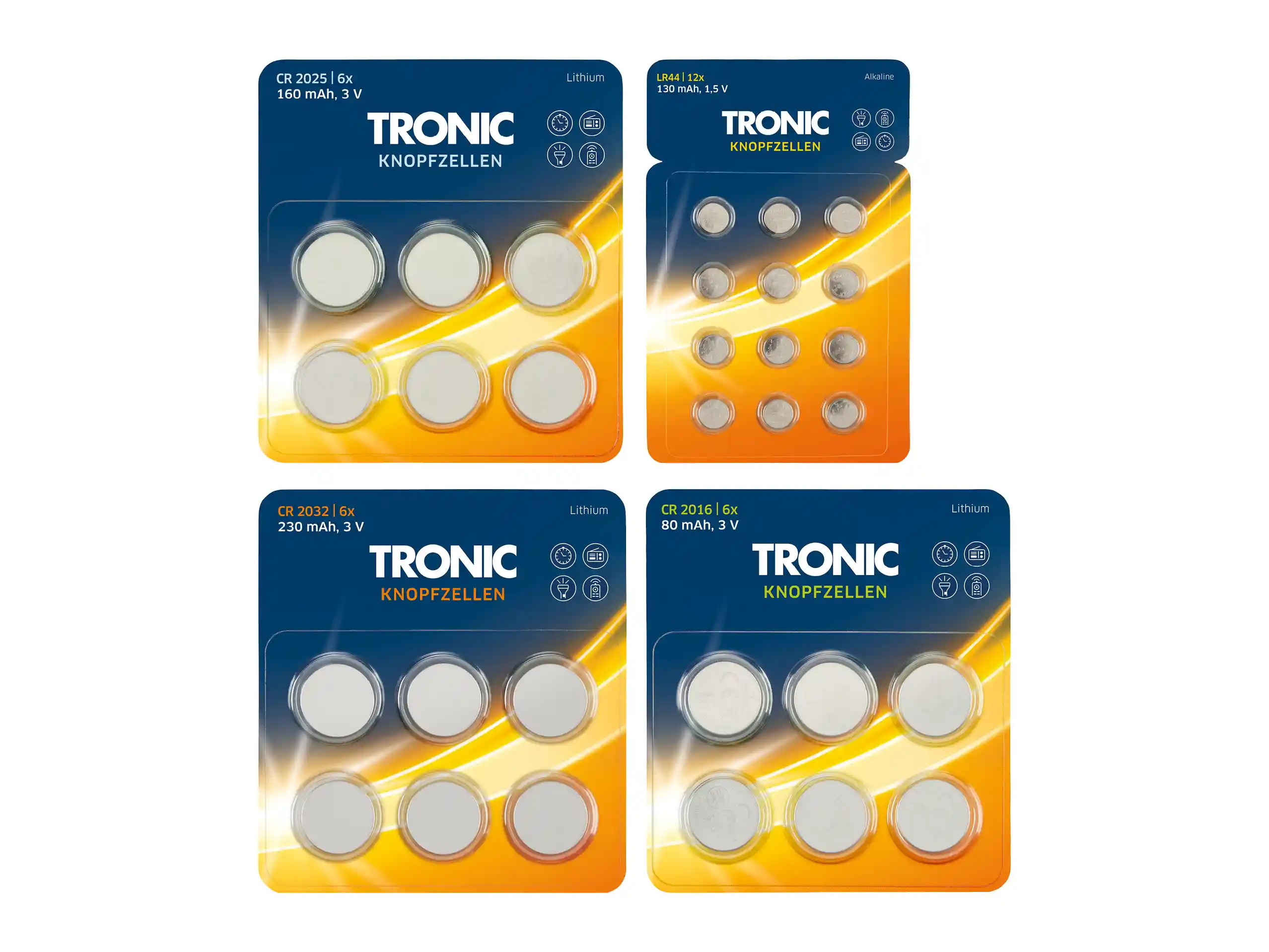 TRONIC® Knopfzellen