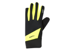 Black and neon yellow sports glove with 'GEL' text and a logo on the index finger.