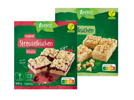 Vemondo Veganer Streuselkuchen